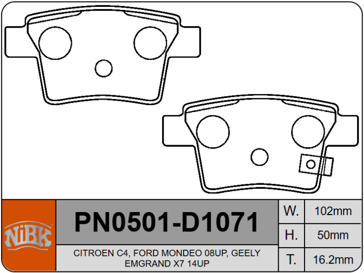 Producto NiBK PN0501