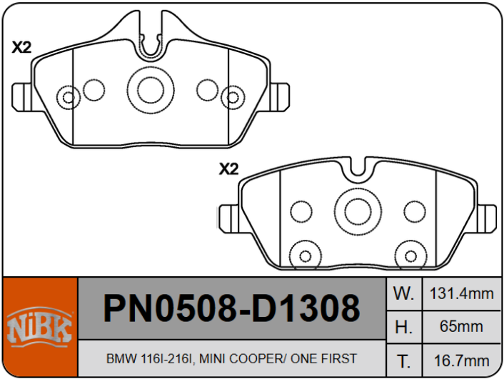 Producto NiBK PN0508