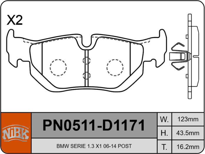 Producto NiBK PN0511