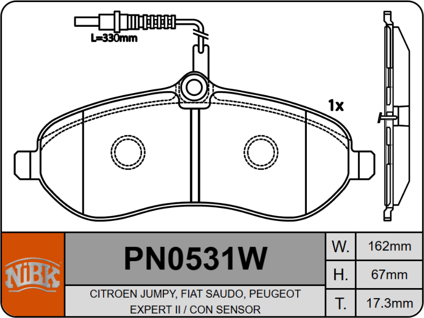 Producto NiBK PN0531W