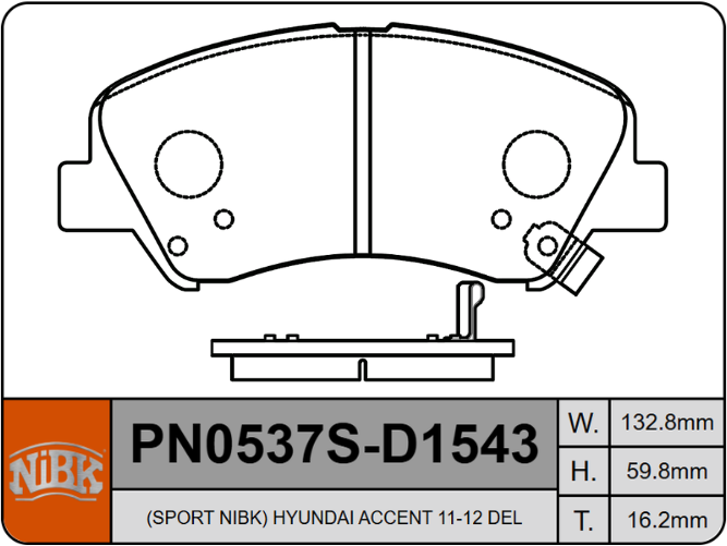 Producto NiBK PN0537S