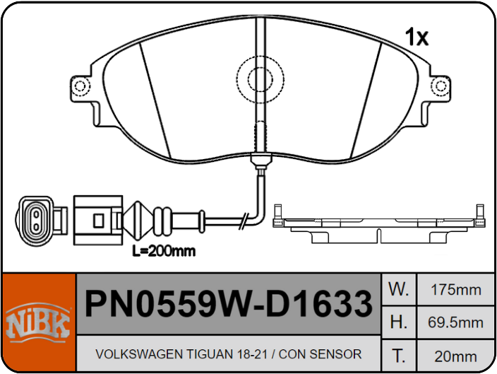 Producto NiBK PN0559W