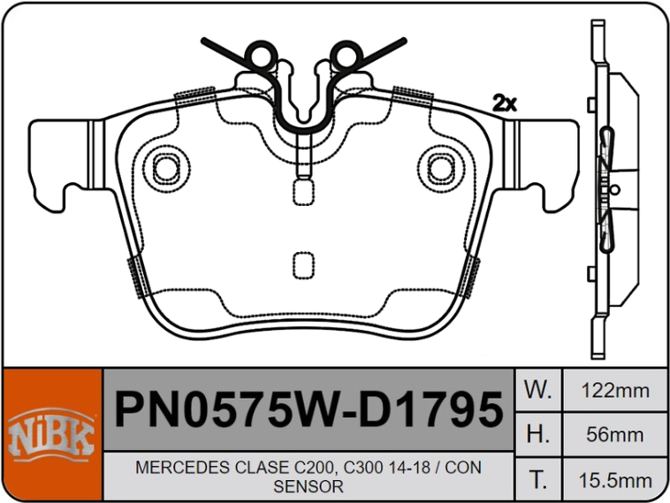 Producto NiBK PN0575W