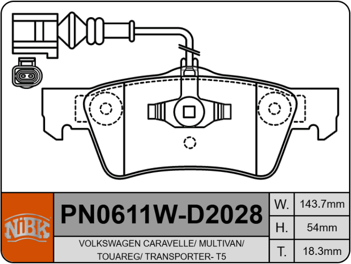Producto NiBK PN0611W
