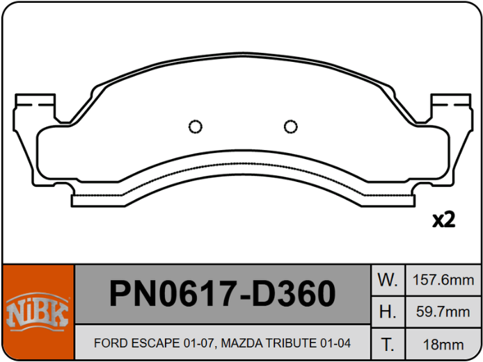 Producto NiBK PN0617