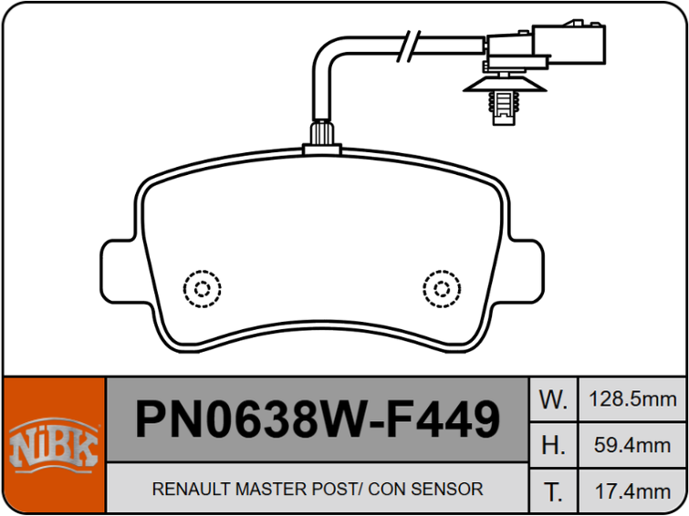 Producto NiBK PN0638W