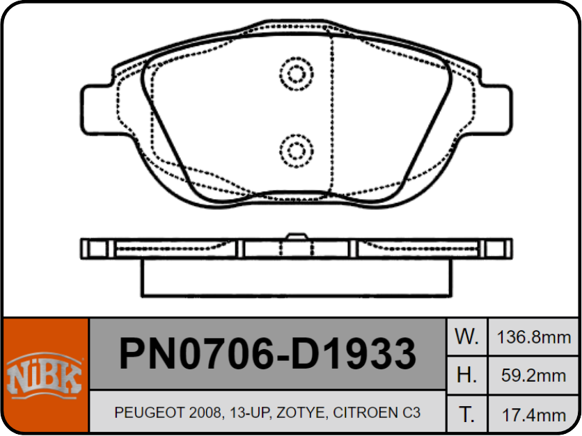 Producto NiBK PN0706
