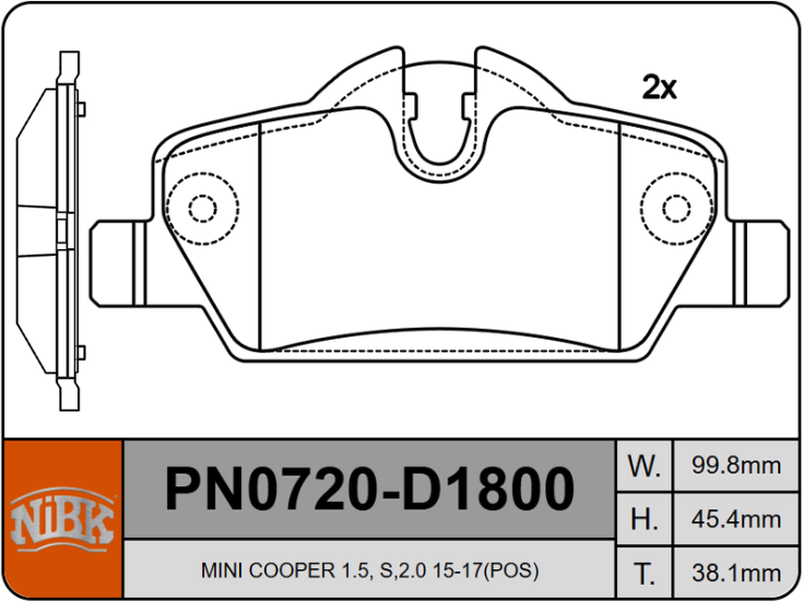Producto NiBK PN0720