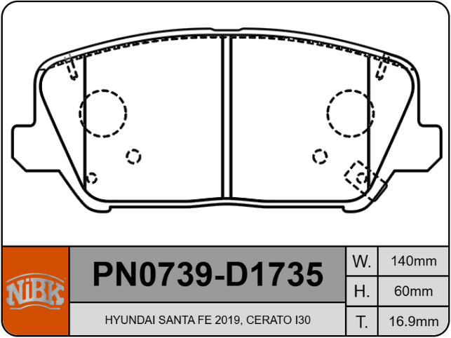 Producto NiBK PN0739