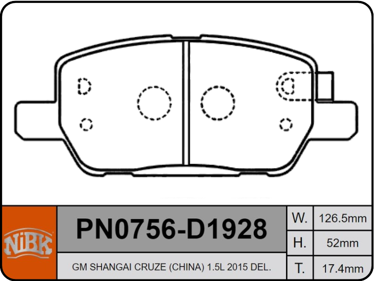Producto NiBK PN0756