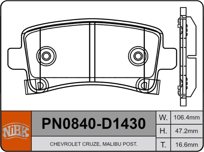 Producto NiBK PN0840