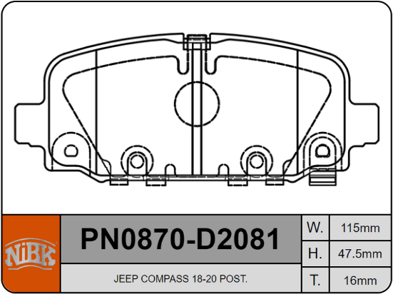 Producto NiBK PN0870