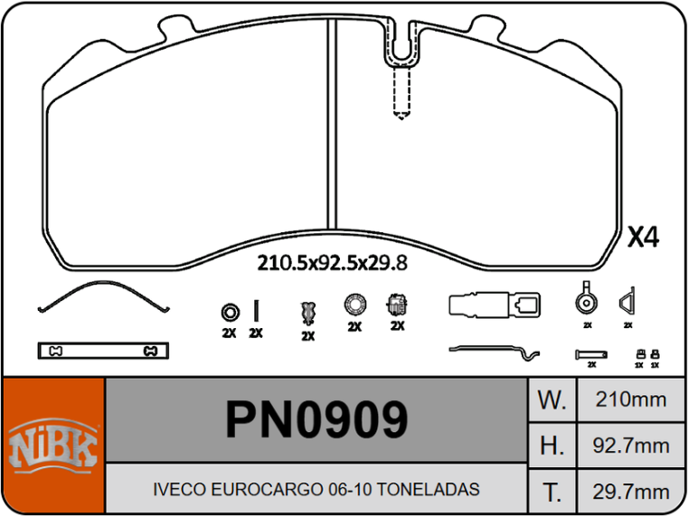 Producto NiBK PN0909