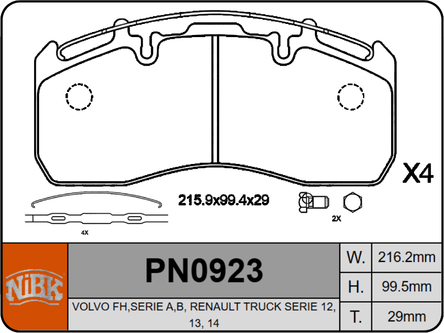 Producto NiBK PN0923