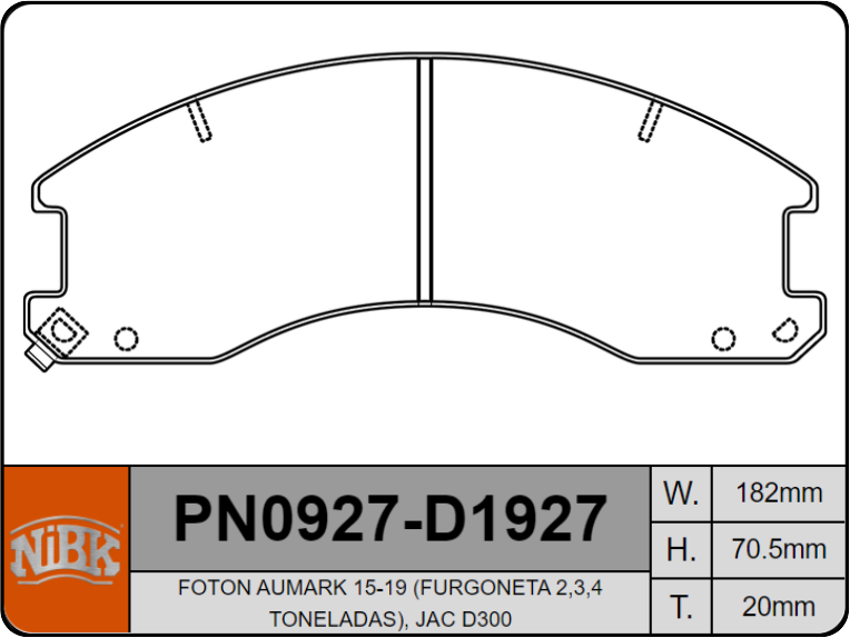 Producto NiBK PN0927