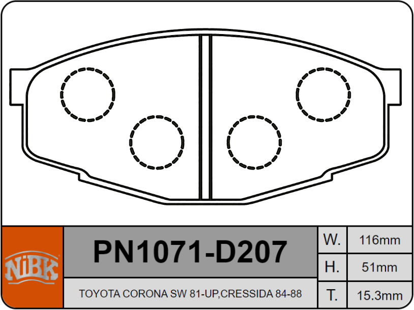 Producto NiBK PN1071