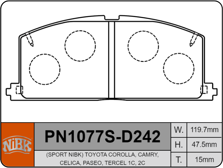 Producto NiBK PN1077S