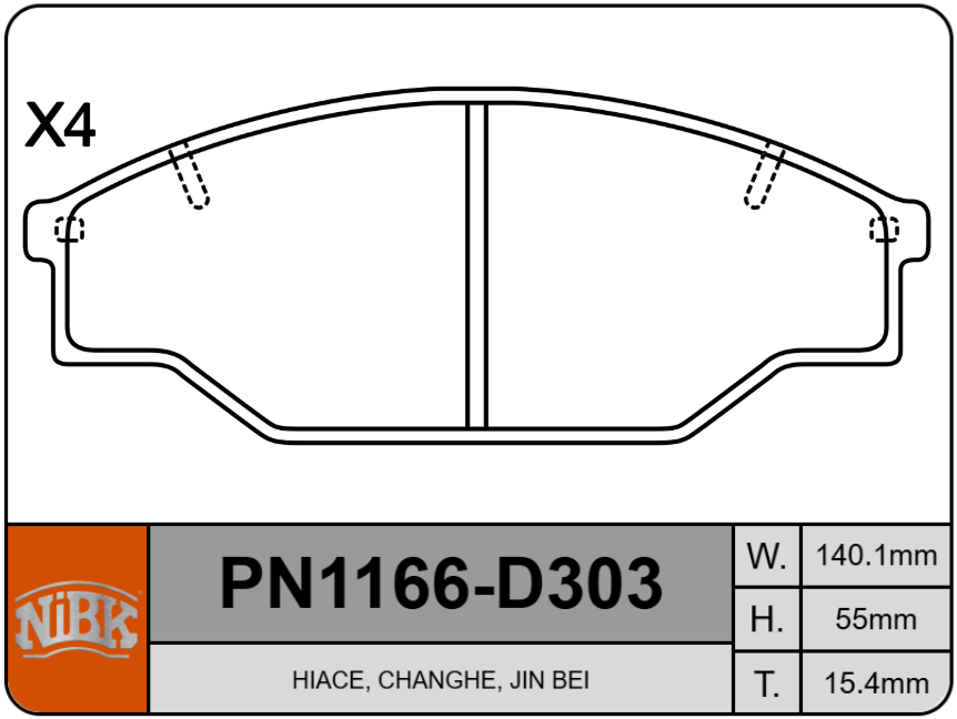 Producto NiBK PN1166
