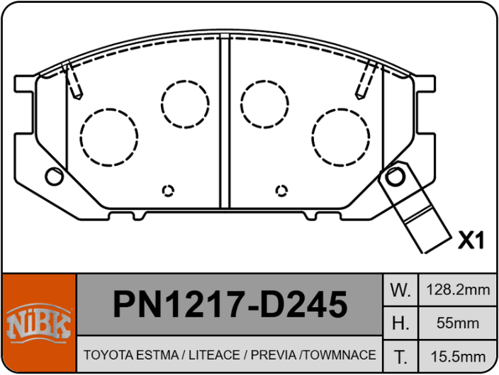 Producto NiBK PN1217