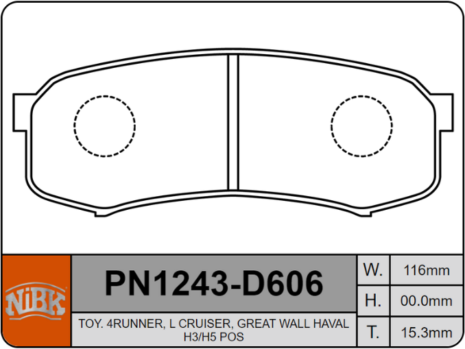 Producto NiBK PN1243