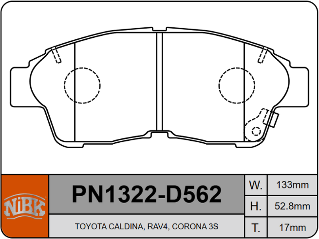 Producto NiBK PN1322