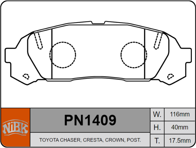 Producto NiBK PN1409