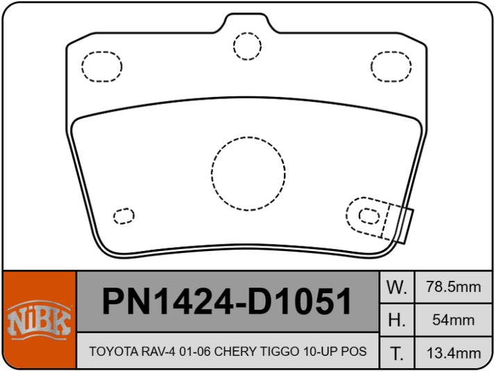 Producto NiBK PN1424