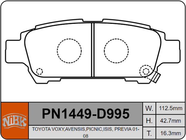 Producto NiBK PN1449