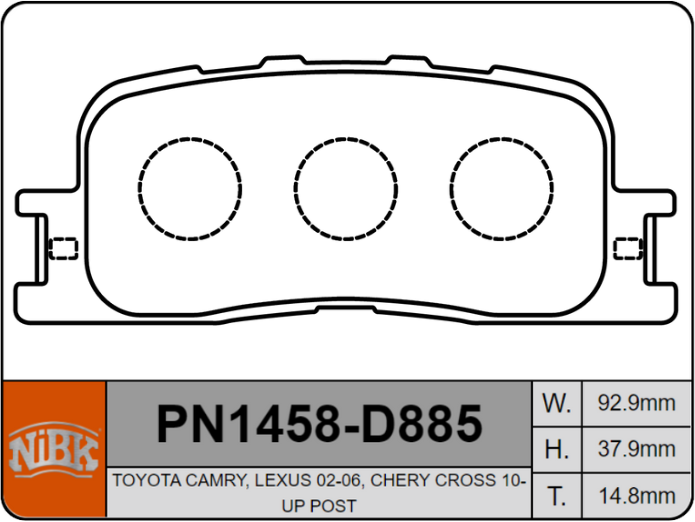 Producto NiBK PN1458