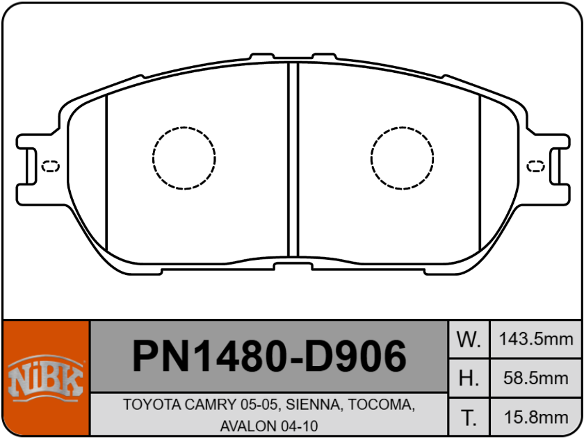 Producto NiBK PN1480