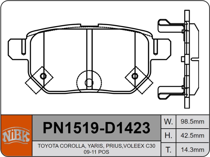 Producto NiBK PN1519