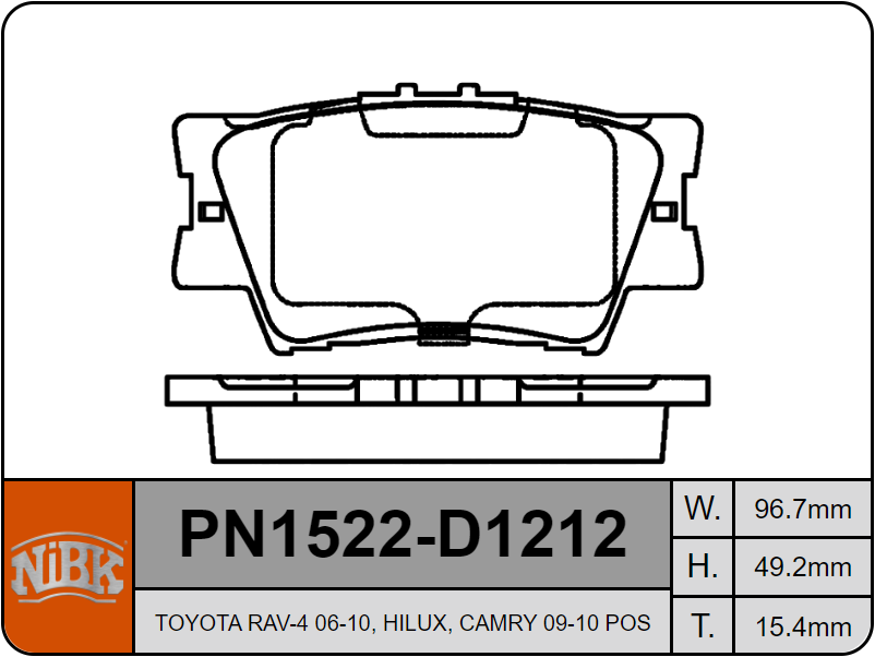 Producto NiBK PN1522