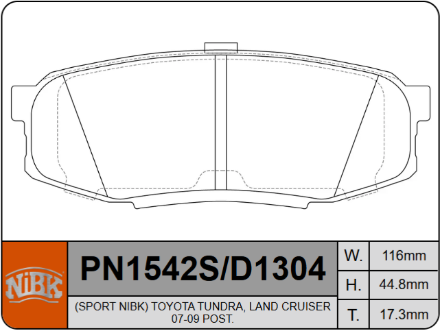 Producto NiBK PN1542S