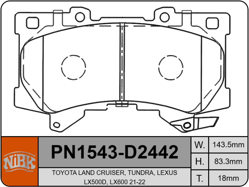 Producto NiBK PN1543