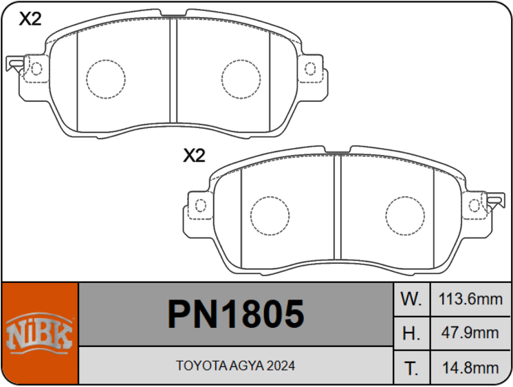 Producto NiBK PN1805