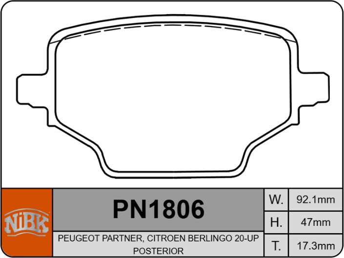 Producto NiBK PN1806