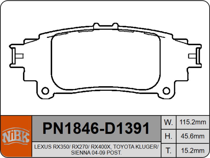 Producto NiBK PN1846