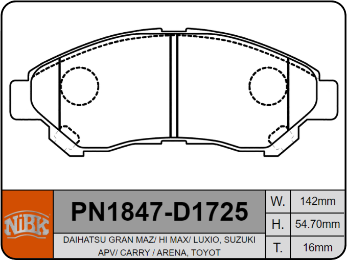 Producto NiBK PN1847