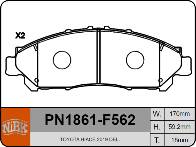 Producto NiBK PN1861