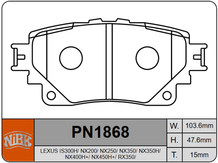 Producto NiBK PN1868