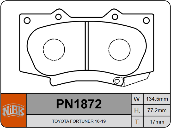 Producto NiBK PN1872