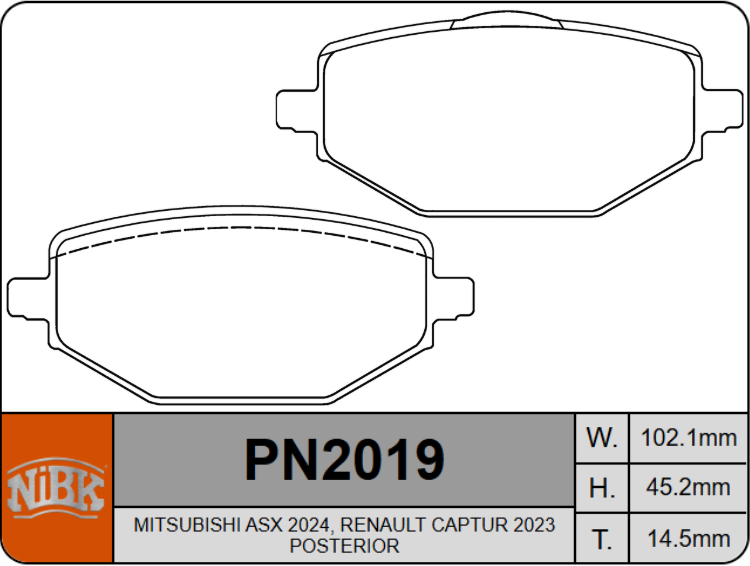 Producto NiBK PN2019