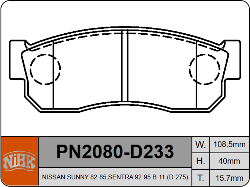 Producto NiBK PN2080