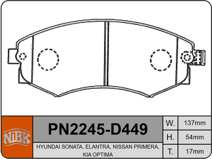 Producto NiBK PN2245
