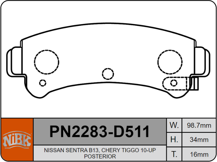 Producto NiBK PN2283