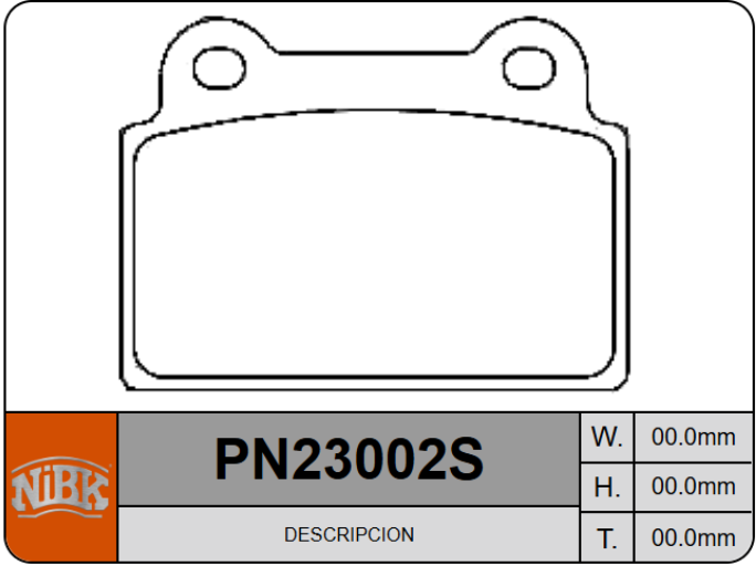 Producto NiBK PN23002S