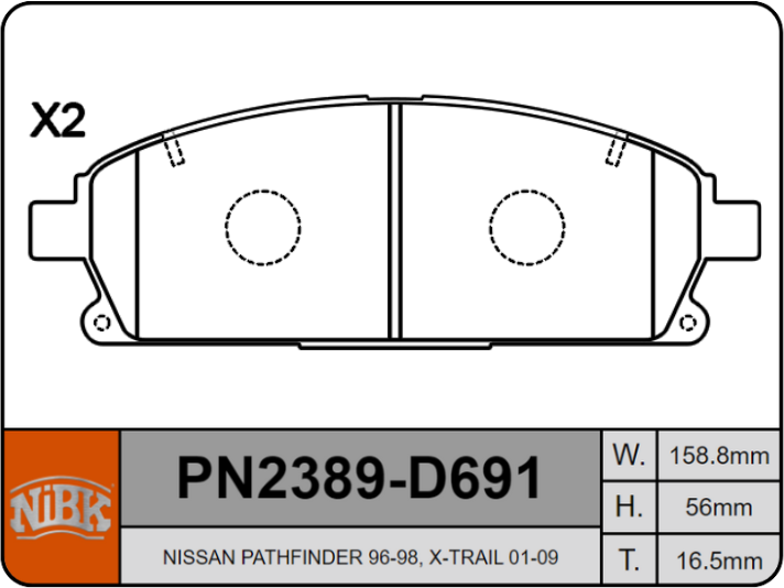 Producto NiBK PN2389