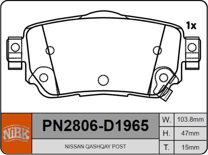 Producto NiBK PN2806