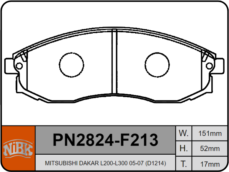 Producto NiBK PN2824