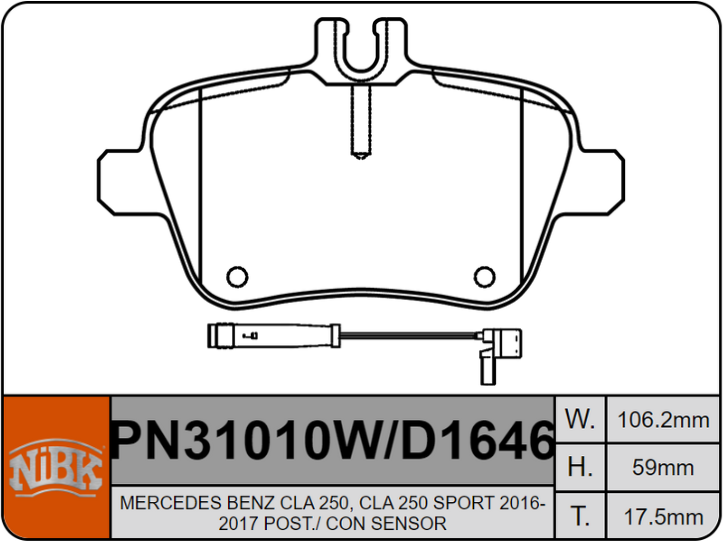 Producto NiBK PN31010W